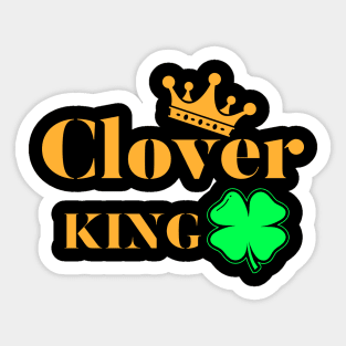 clover king Sticker